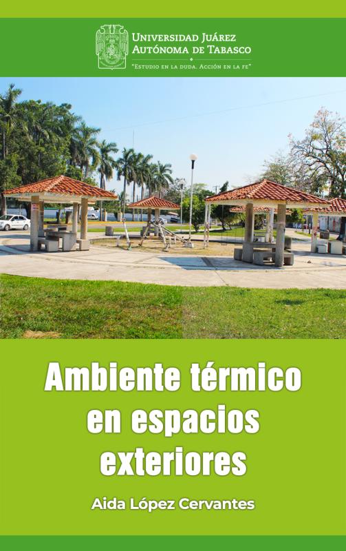 Portada del libro "Ambiente térmico en espacios exteriores"