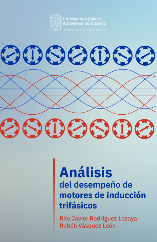 Portada del libro "Análisis del desempeño de motores de inducción trifásicos"
